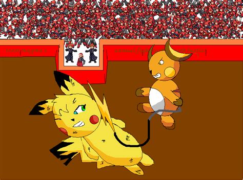 Pikachu and raichu fight by Pikapikachu2 on DeviantArt