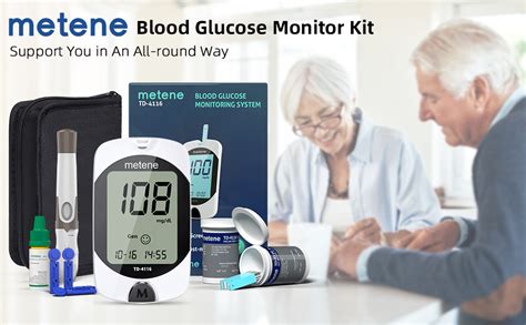 Amazon Metene Td Kit De Monitor De Glucosa En Sangre