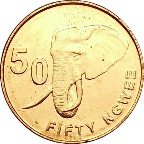 50 Ngwee Zambia Numista