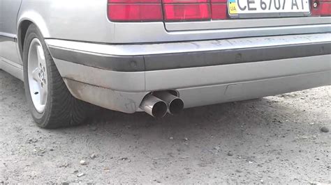 BMW E34 525i Magnaflow 14815 Exhaust 2 YouTube