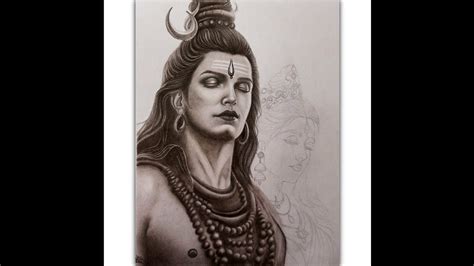 How To Draw Lord Shiva Easy Drawing Of Lord Lord Mahadev Step By