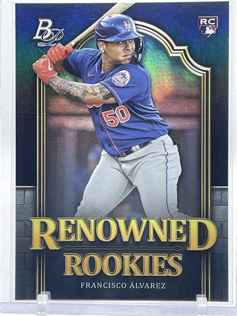 2023 Bowman Platinum Renowned Rookies RR 2 Francisco Alvarez RC EBay