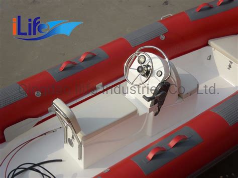 Ilife M Factory Price Rigid Hull Pvc Inflatable Pontoon Boat Rib