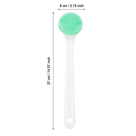 Jrocdr Household Long Handle Silicone Bath Brush Scrub Purpose Bath