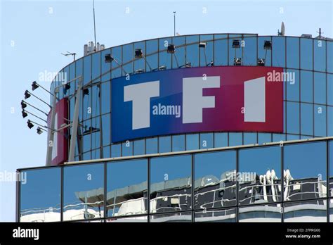 Exterior view of the headquarters of the TF1 group. TF1, a subsidiary ...