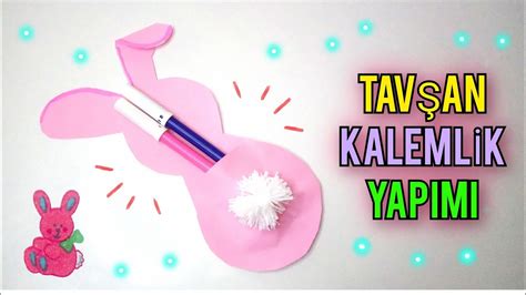 TAVŞAN KALEMLİK YAPIMI KAĞITTAN KALEMLİK YAPIMI MİNNOŞ ŞEYLER YAPIMI