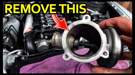 BMW M57 EGR VALVE DELETE INTAKE PORTS CLEAN YouTube