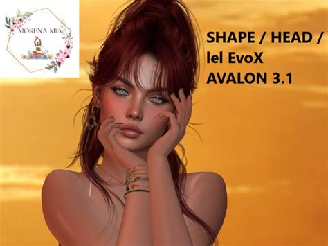 Second Life Marketplace Shape Head Lel Evox Avalon 3 1 Maitreya