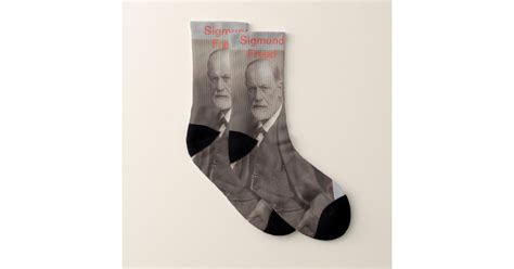 Calcetines Con La Cara De Sigmund Freud Socks Zazzle