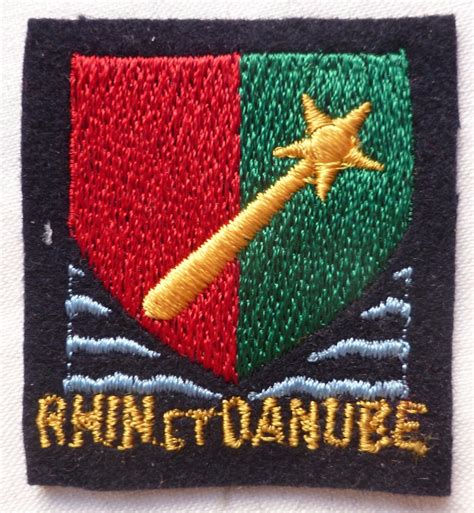 WW2 Insigne Tissu PATCH 1 ARMEE RHIN Et DANUBE 1944 ORIGINAL