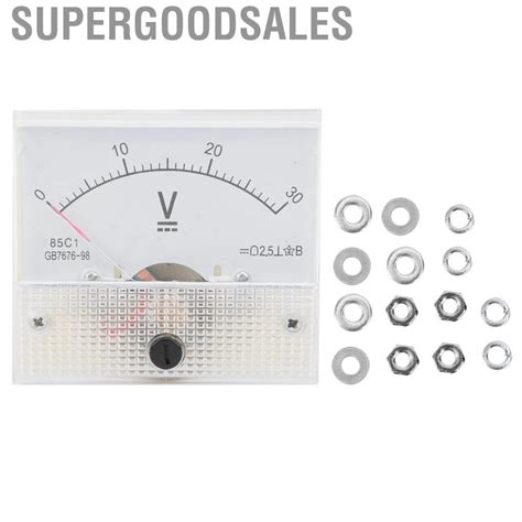 Supergoodsales Pointer DC Voltmeter Panel Volt Voltage Meter Measuring