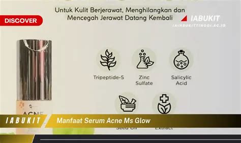 Temukan 7 Manfaat Serum Acne MS Glow Yang Jarang Diketahui Discover