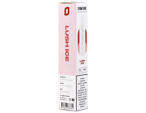 Iwik LUSH ICE Vape Pen Bar Usa E Getta Con 600 Puff Terpy