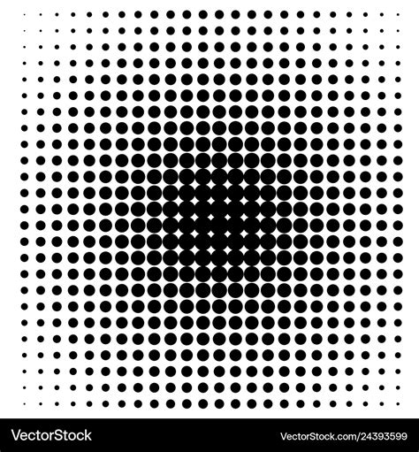 Circle In Halftone Halftone Dot Pattern Royalty Free Vector