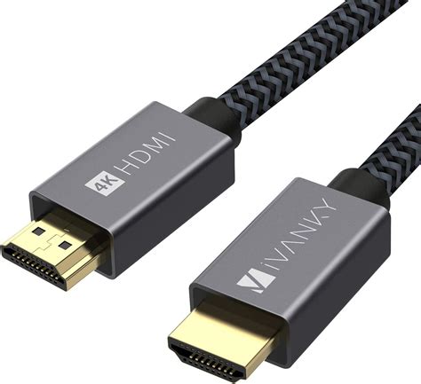 Ivanky 4k Hdmi Cable 15 Ft High Speed 18gbps Hdmi 20 Cable 4k Hdr Hdcp 22 3d