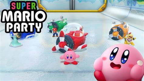 Super Mario Party Mini Games Kirby Youtube