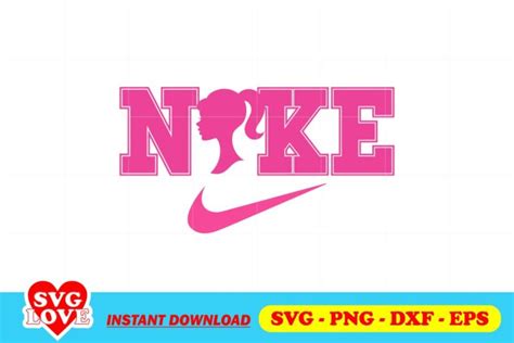 Barbie Nike Logo Svg Butterfly Svg Barbie Nike Svg Nike Barbie Svg