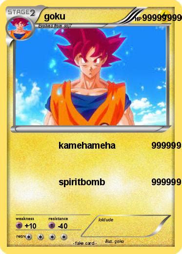 Pokémon goku 7089 7089 kamehameha My Pokemon Card