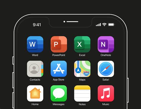 Microsoft Office 365 - Icons Redesign :: Behance