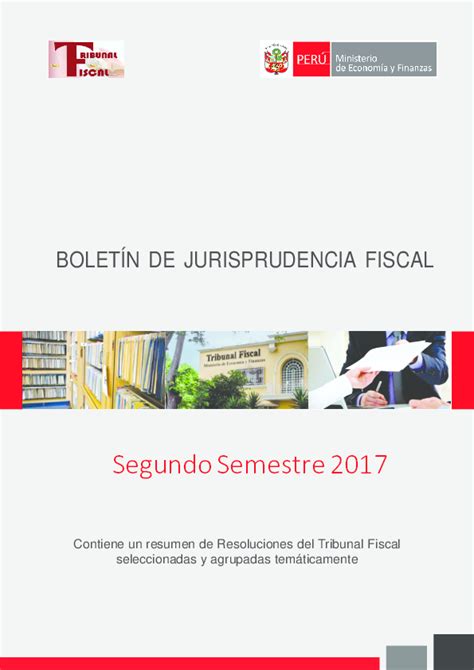 Pdf Segundo Semestre 2017 Contiene Un Resumen De Resoluciones Del