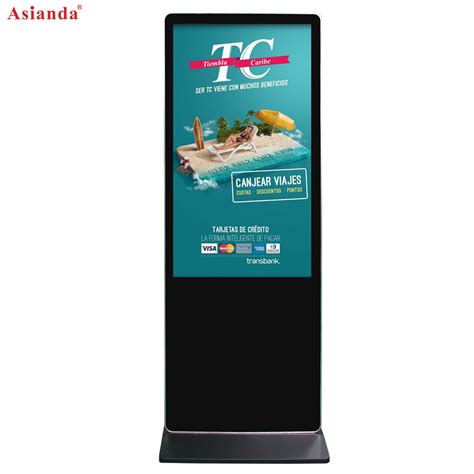 Inch Floor Standing Indoor Digital Signage Touch Screen Capacitive Ad