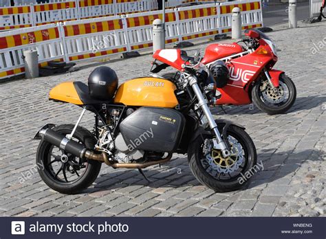 Yellow Ducati Logo Hi Res Stock Photography And Images Alamy