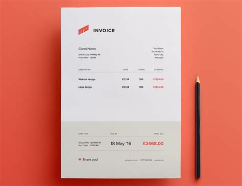 35 Creative Invoices Designed To Leave A Good Impression On Clients