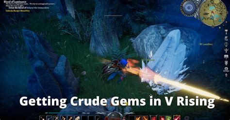 How To Get Crude Gems In V Rising Nerd Lodge