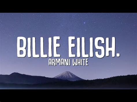 Armani White BILLIE EILISH Lyrics YouTube