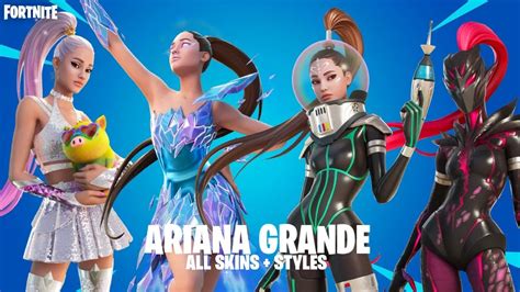 All Ariana Grande Skins Styles Back Blings Gliders Pickaxes