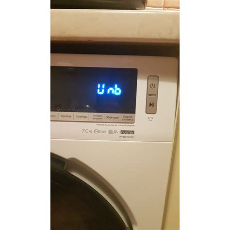 User manual Hisense WFBL7014V (English - 12 pages)