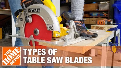 Types Of Table Saw Blades The Home Depot Youtube