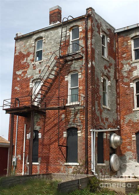 Old Brick Building In Downtown Montezuma Iowa 03 Photograph By