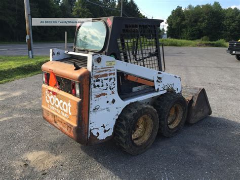 Bobcat 553 Skid Steer Loader Rubber Tire Wbucket We Ship