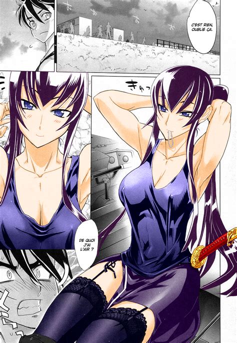 Highschool Of The Dead Saeko And Takashi Manga