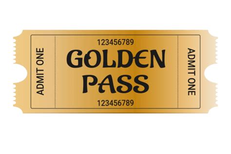 Golden Pass Vector Art Png Images Free Download On Pngtree