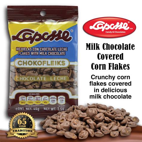 Laposse Chocolate Covered Corn Flakes 6 X 159 Oz Bags Grocery And Gourmet Food