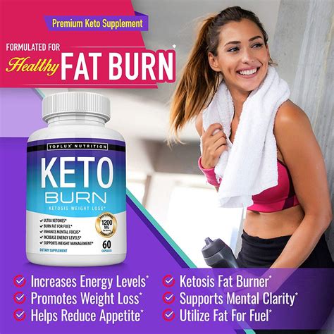 Keto Burn Pills Ketosis Weight Loss - 1200 Mg Ultra Advanced Natural ...