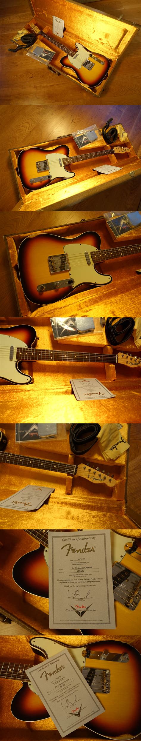 2012 Fender Telecaster 60 Custom Shop Relic, Sunburst