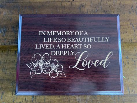 Memory Wood Plaque in Laredo, TX | Garza's Floral & Gift Shop