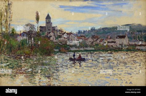 Claude Monet La Seine A Vetheuil Orsay Museum Paris Fotos Und