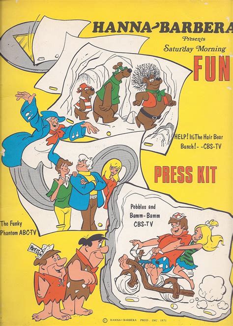 Hanna Barbera Saturday Morning Cartoons Press Kit Flickr