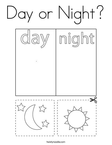 √ Day Night Coloring Sheets Creation Coloring Pages Coloring Home Coloring Page Poem She