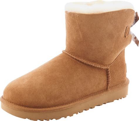 Ugg Boots Mit Fell Fütterung Mini Bailey Bow Ii In Braun About You