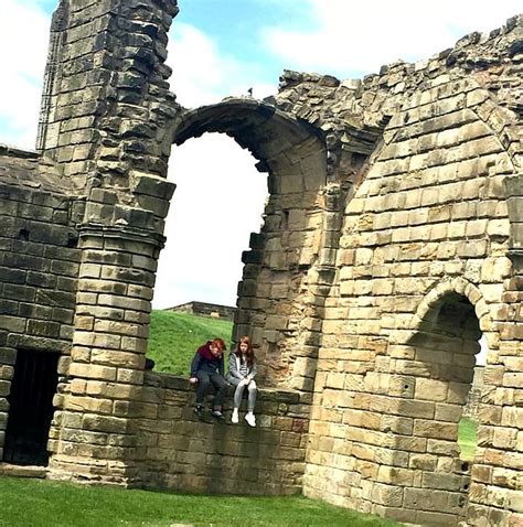 We had a lovely day out at Tynemouth Priory