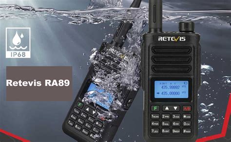 Ip Rugged Waterproof Vhf Uhf Walkie Talkie Ra