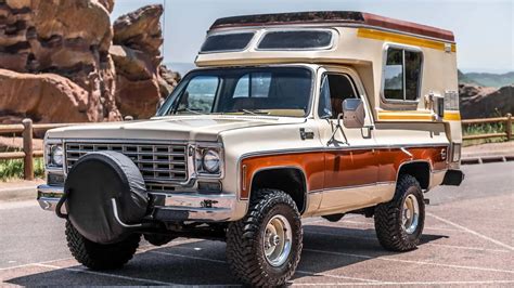 Rare Chevrolet K5 Blazer Chalet Camper Is 1970s