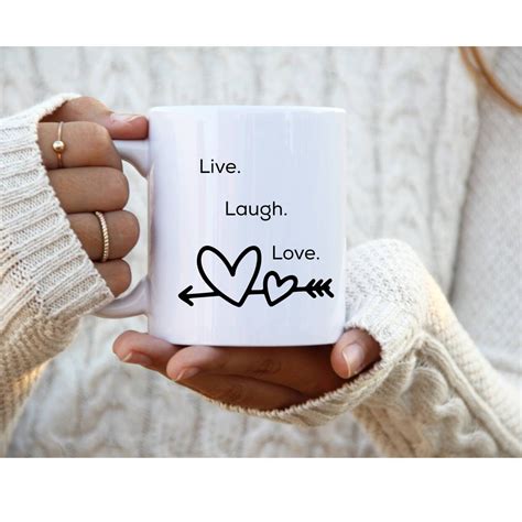 Live Laugh Love Mug Live Laugh Love Coffee Cup Live Laugh Etsy