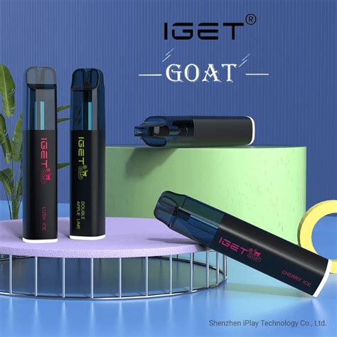 Original Portable Diposable Vape E Cig Iget 2022 Goat 5000 Puff Pod