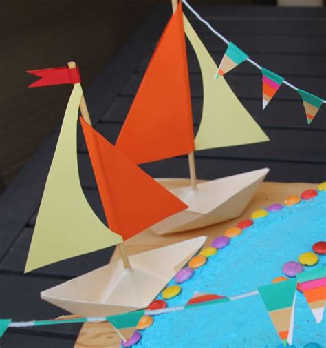 Paper Boat Party Decorations | Art kits for kids, Boat crafts, Paper boat